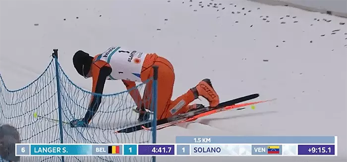 худший лыжник адриано солано